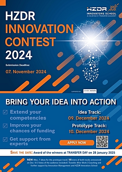 Foto: Poster HZDR Innovation Contest 2024 ©Copyright: HZDR/FSTT